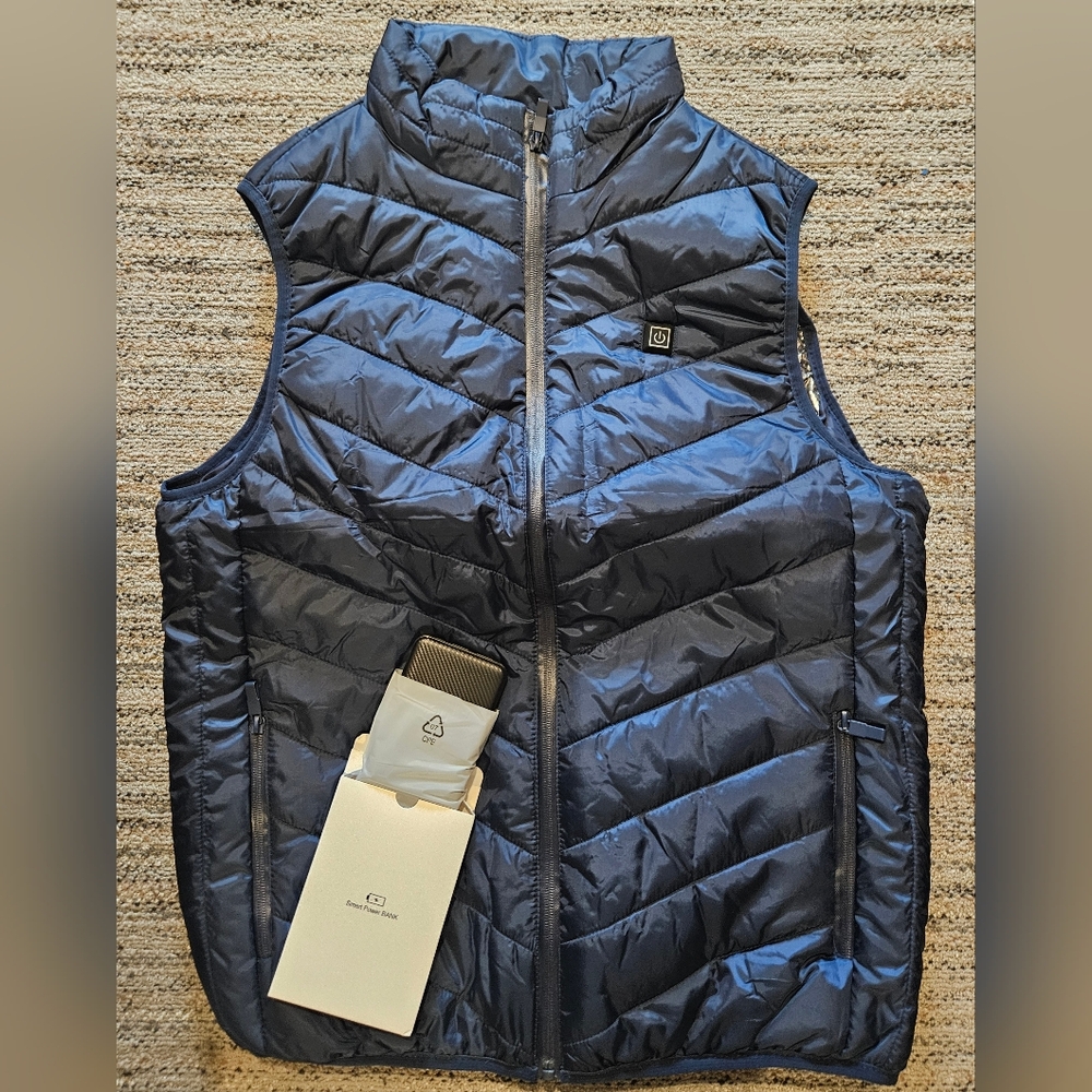Thermal vest for men and women with 9 heating zones